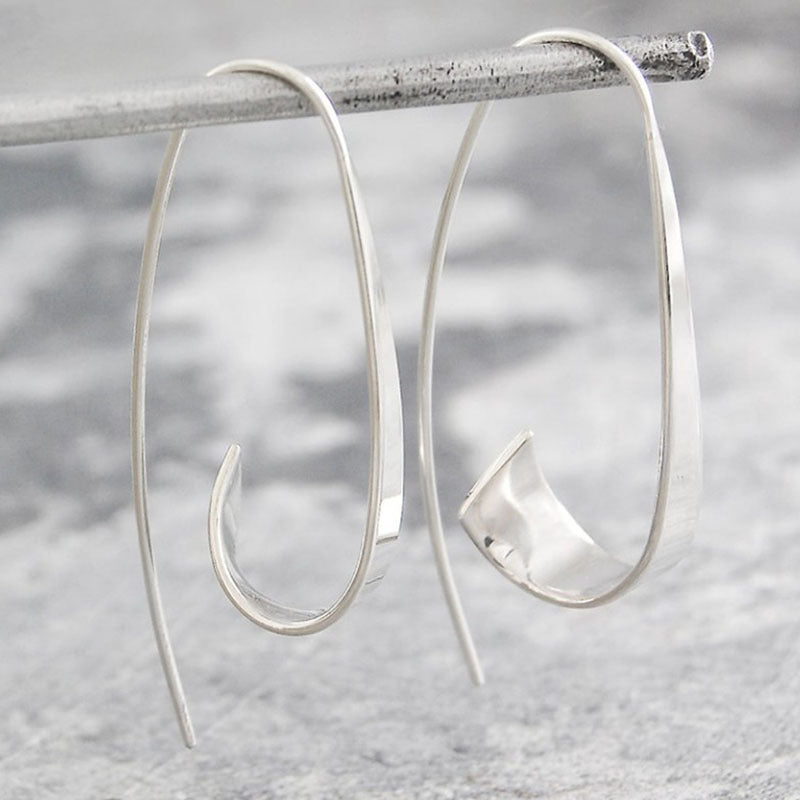 Wholesale Devil's Eye Moon Metal Long Earrings